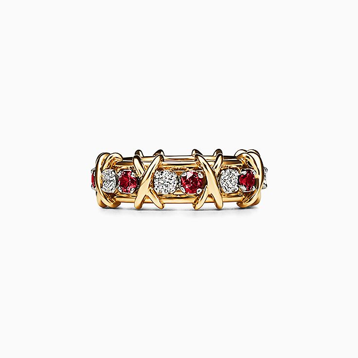 Ruby engagement online rings tiffany