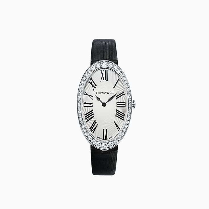 Tiffany Cocktail 2-Hand 25.6 x 42.4 mm watch in 18k white gold