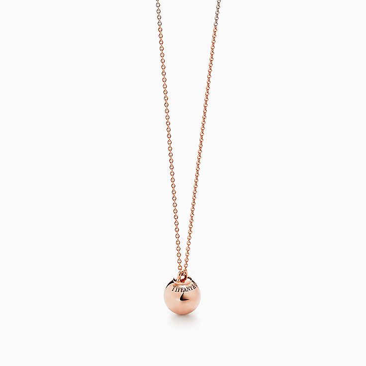 Rose gold sales rose necklace