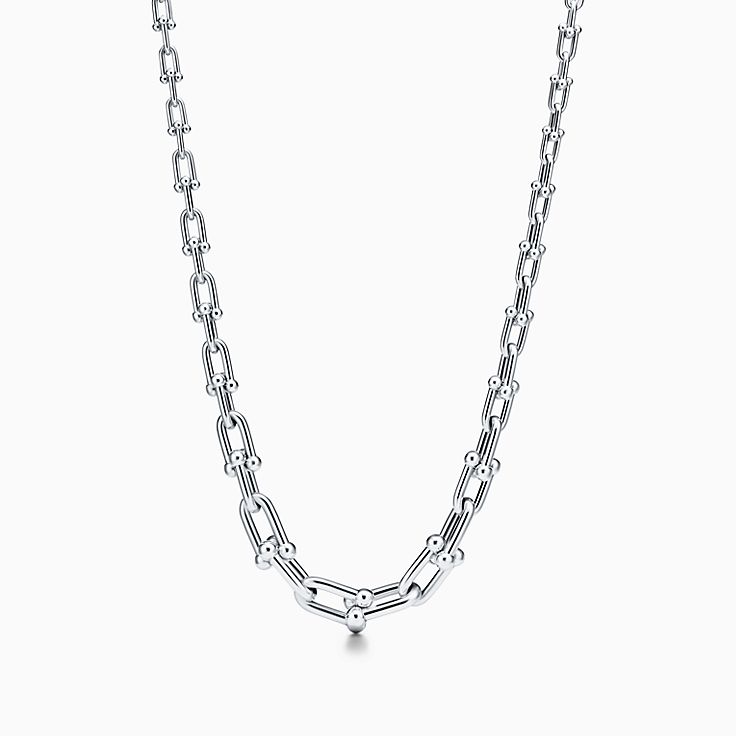 Tiffany Hardwear Graduated Link Necklace in 18K Gold, Size: 18 in.