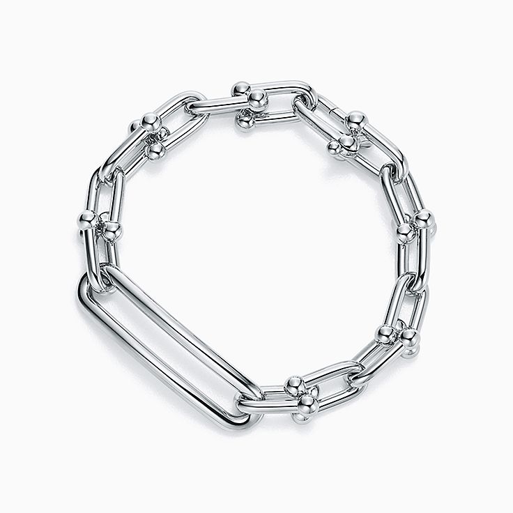 Rory Chain Link Bracelet with Custom Charms in Sterling Silver - MYKA