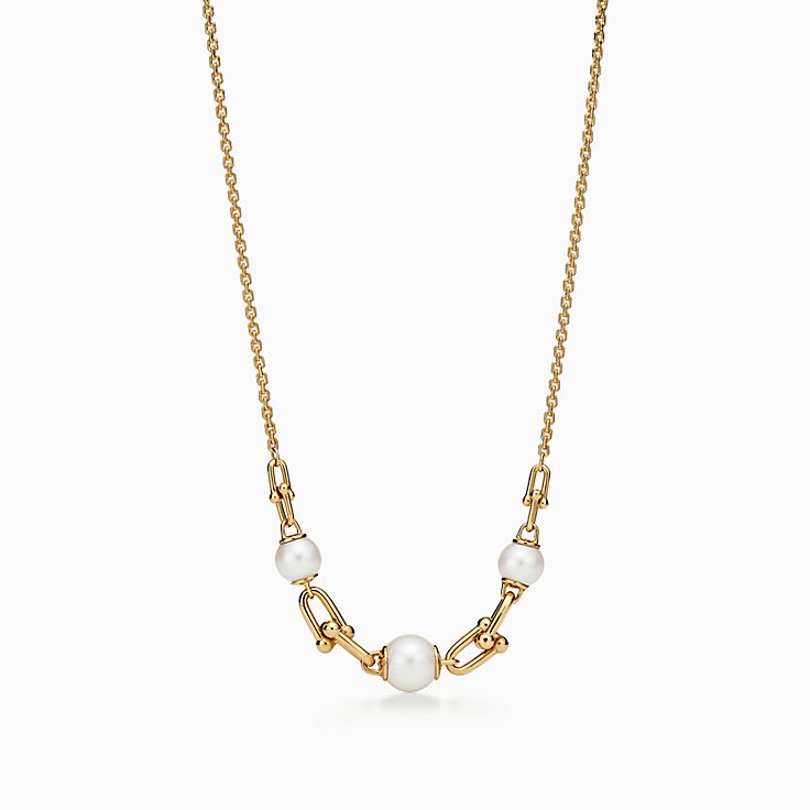 Tiffany HardWear Bold Graduated Link Necklace in Yellow Gold