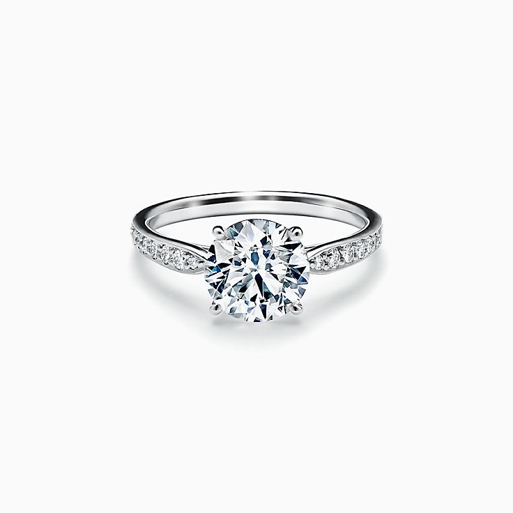 TIFFANY&Co. ティファニー TIFFANY&CO. ハーモニー ダイヤ 0.47ct I/SI1/3EX 8号 リング Pt 指輪 Harmony Diamond Ring【鑑定書付き】 90235415