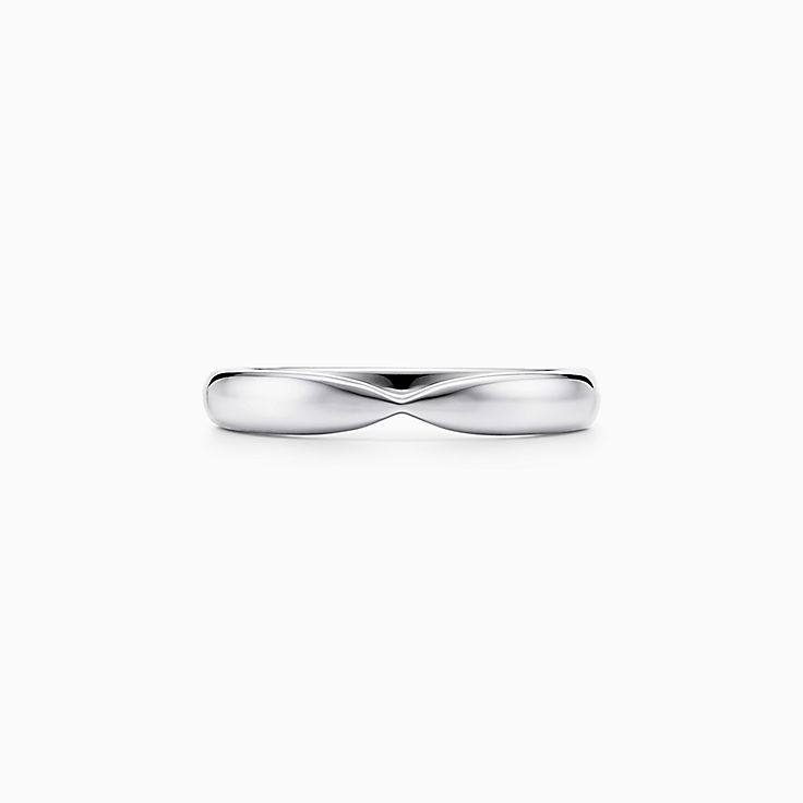 Tiffany mens platinum on sale band