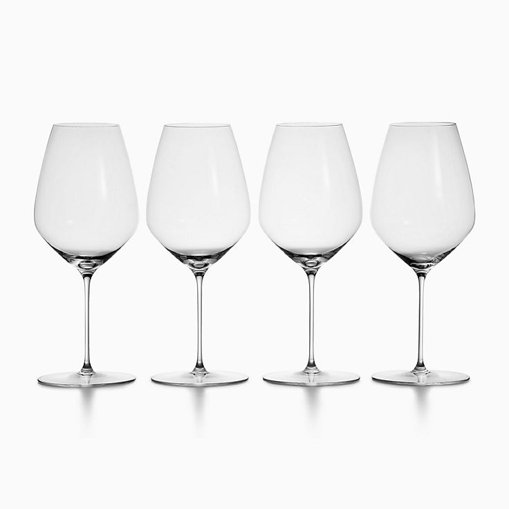 Tiffany Home Essentials Stemless Champagne Flutes in Crystal Glass