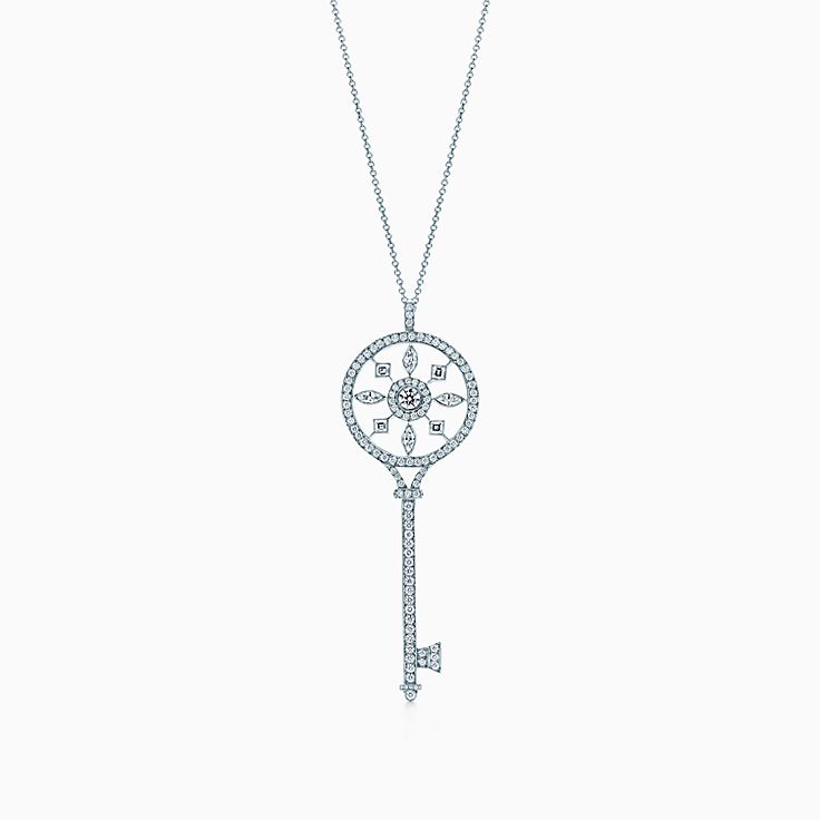 Tiffany Keys Platinum Necklaces & Pendants | Tiffany & Co.