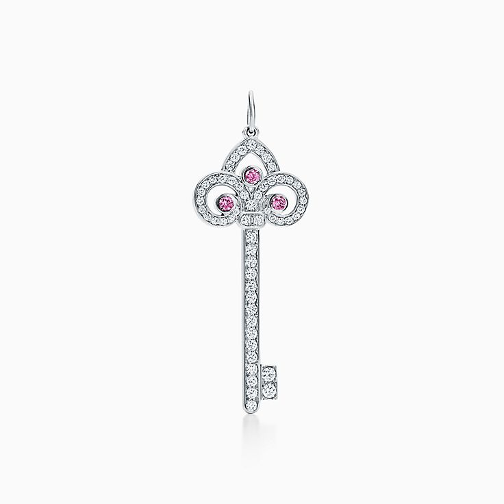 Tiffany Keys Tiffany Fleur de Lis Key Pendant