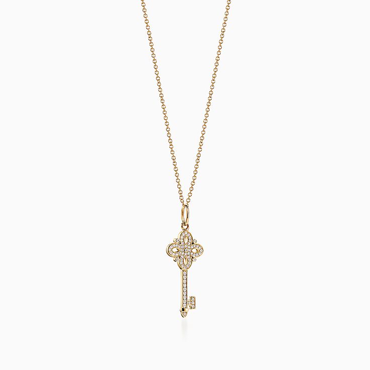 Tiffany and co necklace on sale key