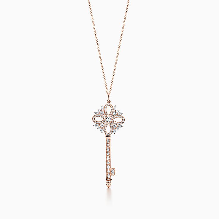 Buy Tiffany Rubedo Key Pendant Necklace - Shop The Luxury Hut