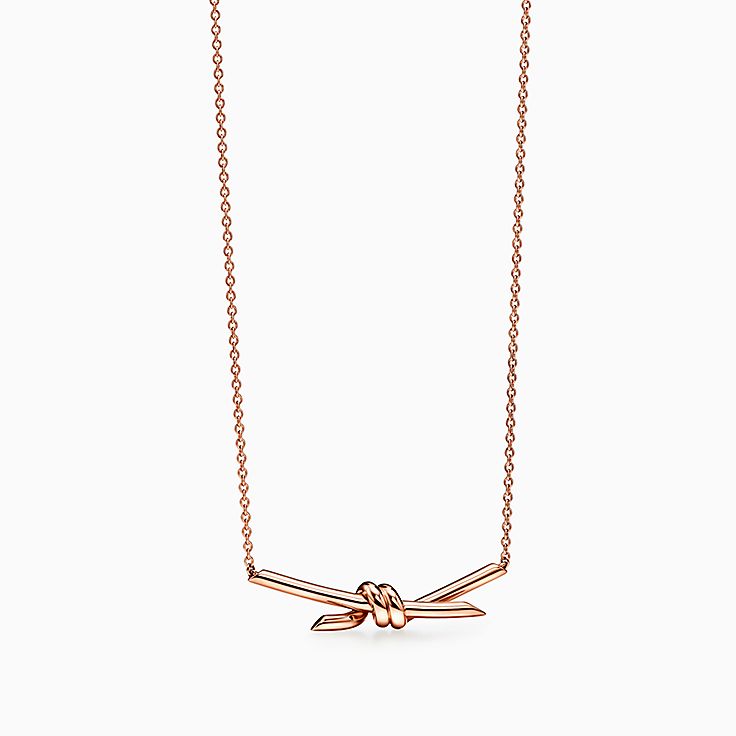 tiffany love knot necklace