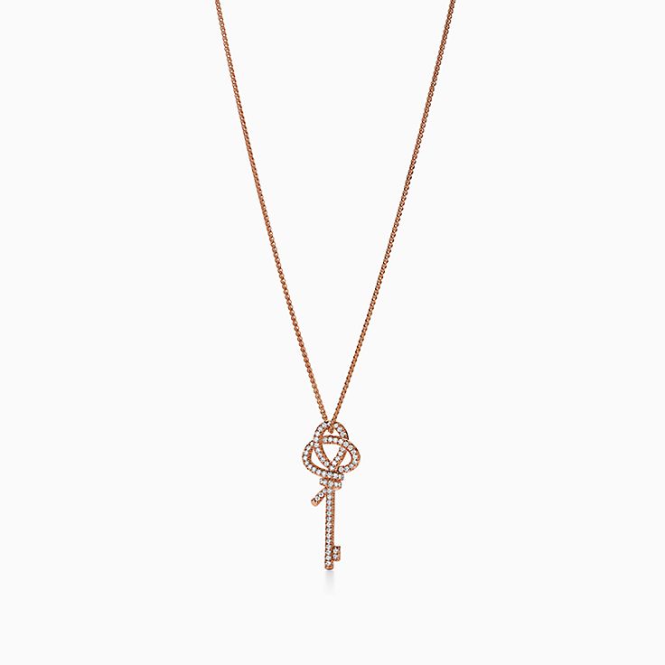 Tiffany Knot:Large Key Pendant