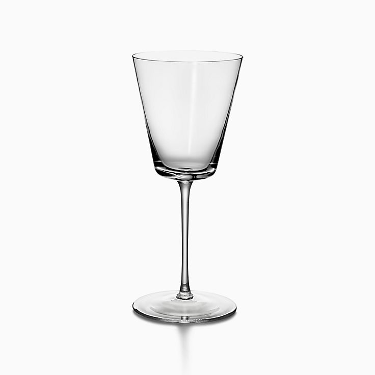 Tiffany Home Essentials Red Wine Glasses in Crystal Glass, Set of