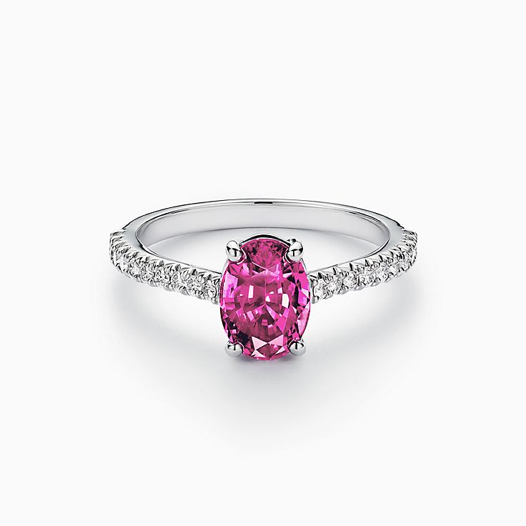 Platinum, Diamond & Sapphire Ring | Adler's of New Orleans
