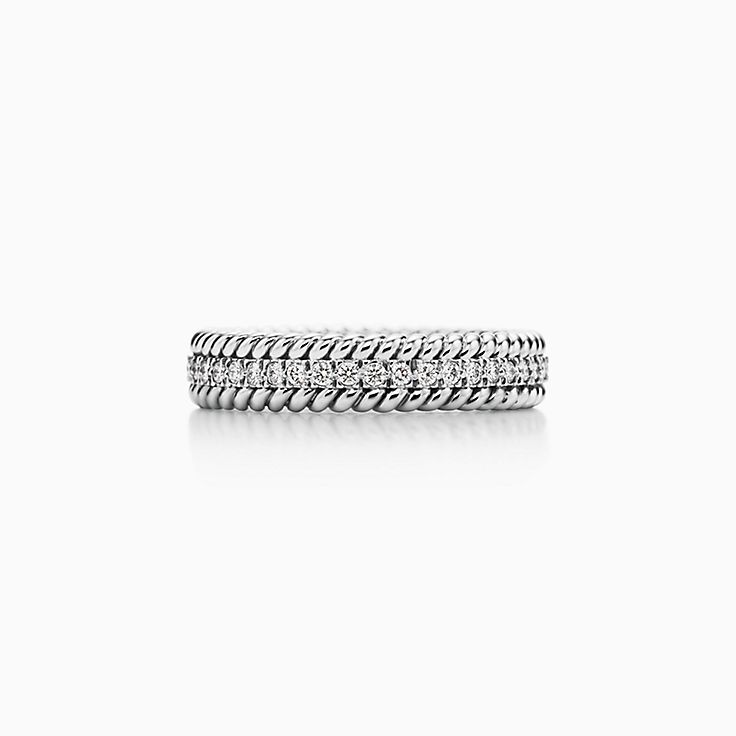 Tiffany&nbsp;Rope:Bague à deux rangs