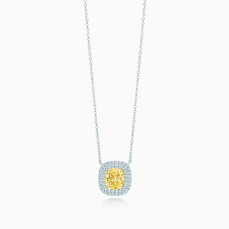 tiffany and co yellow diamond necklace price