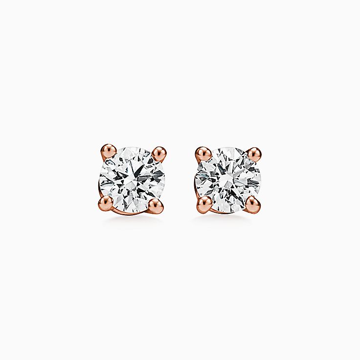 Rose gold and best sale gold earrings