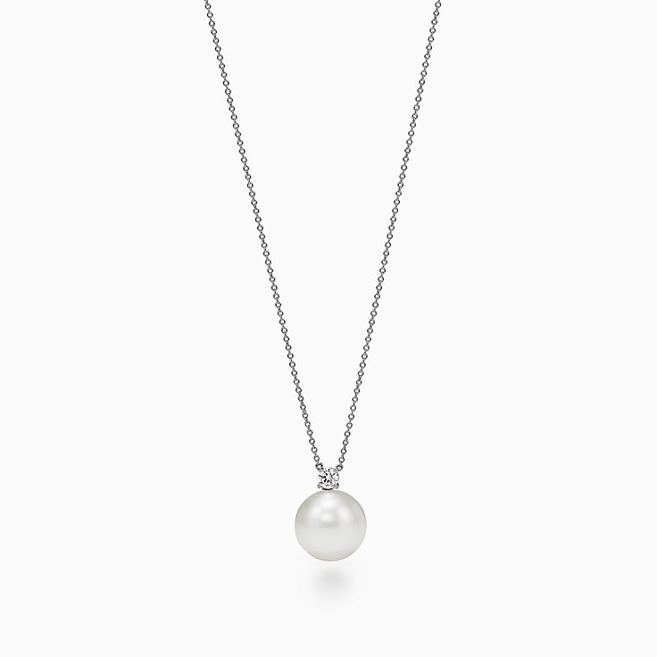 Single pearl necklace deals tiffany