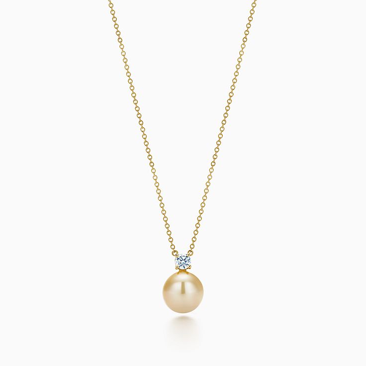 rose gold pearl necklace tiffany