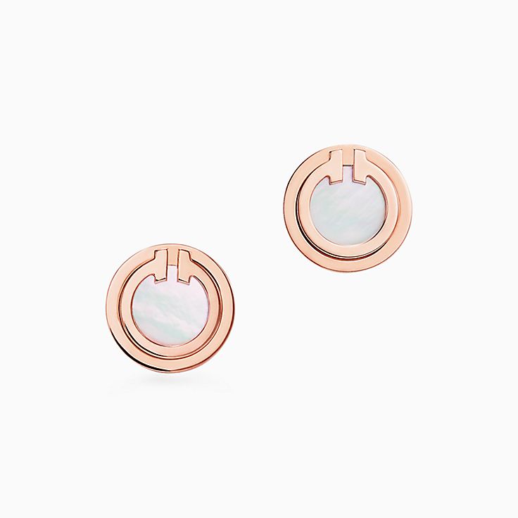 Tiffany T Stud Earrings with Tiffany Co