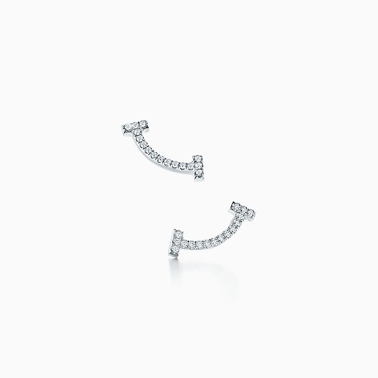 Tiffany T:Aretes Smile tamaño mini