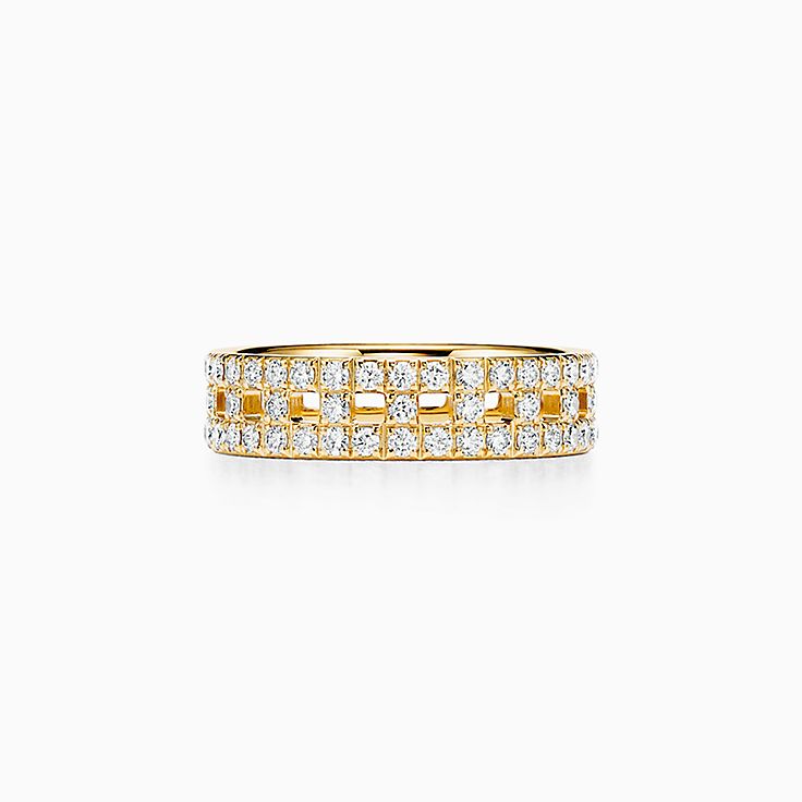Tiffany&nbsp;T:Bague large&nbsp;True
