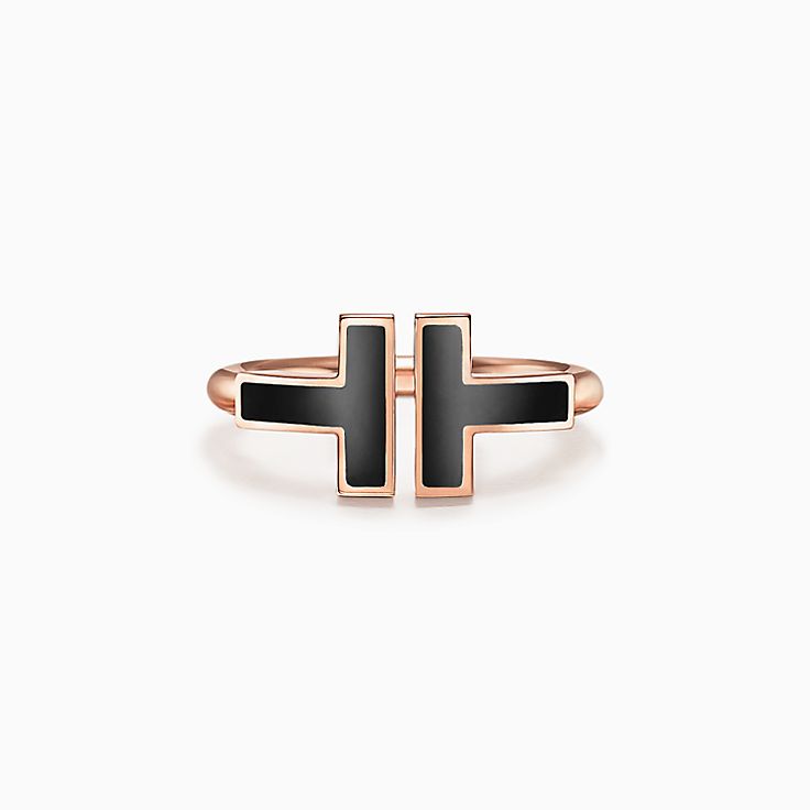 Tiffany T:Black Onyx Wire Ring