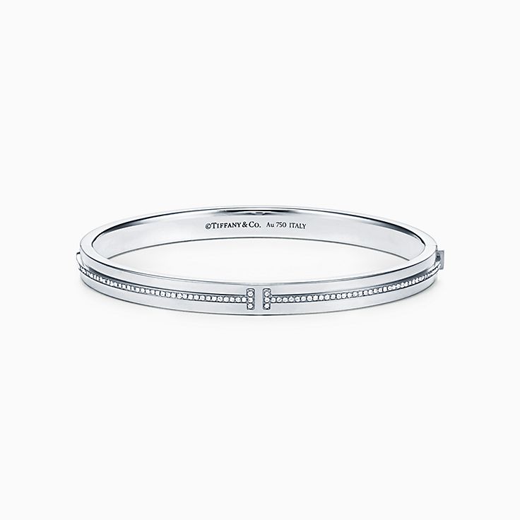 Tiffany diamond store bangle bracelet