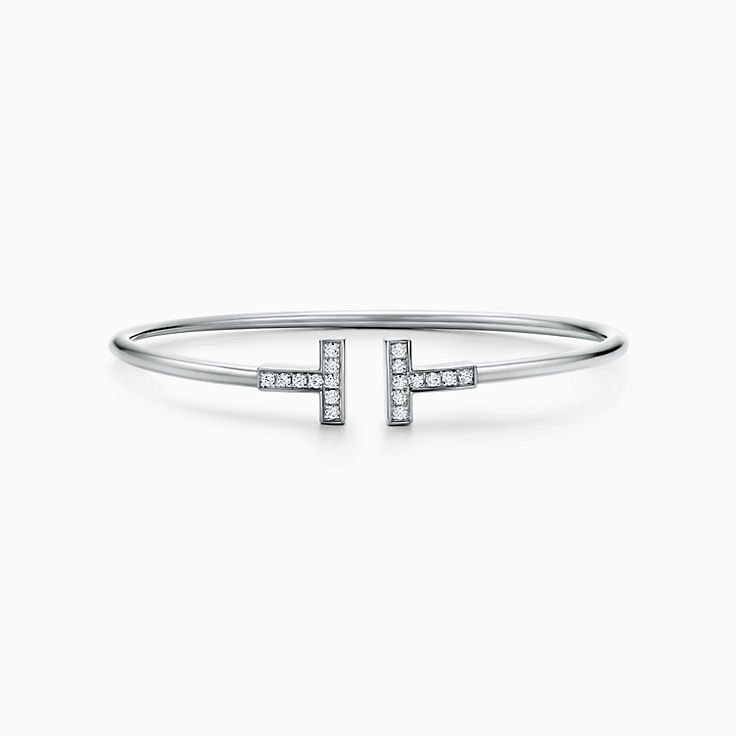 Tiffany T:Diamond Wire Bracelet