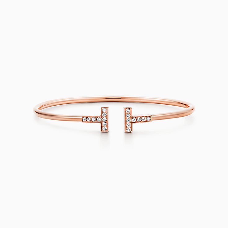 Tiffany T:Diamond Wire Bracelet