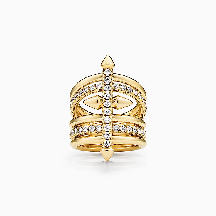 Tiffany&nbsp;Titan&nbsp;by&nbsp;Pharrell&nbsp;Williams:Bague à cinq&nbsp;rangs