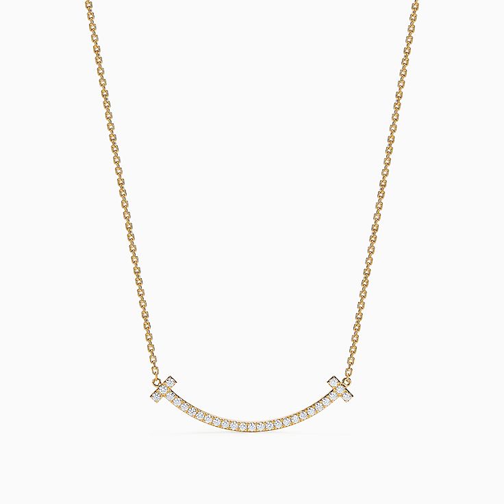 tiffany necklace yellow gold