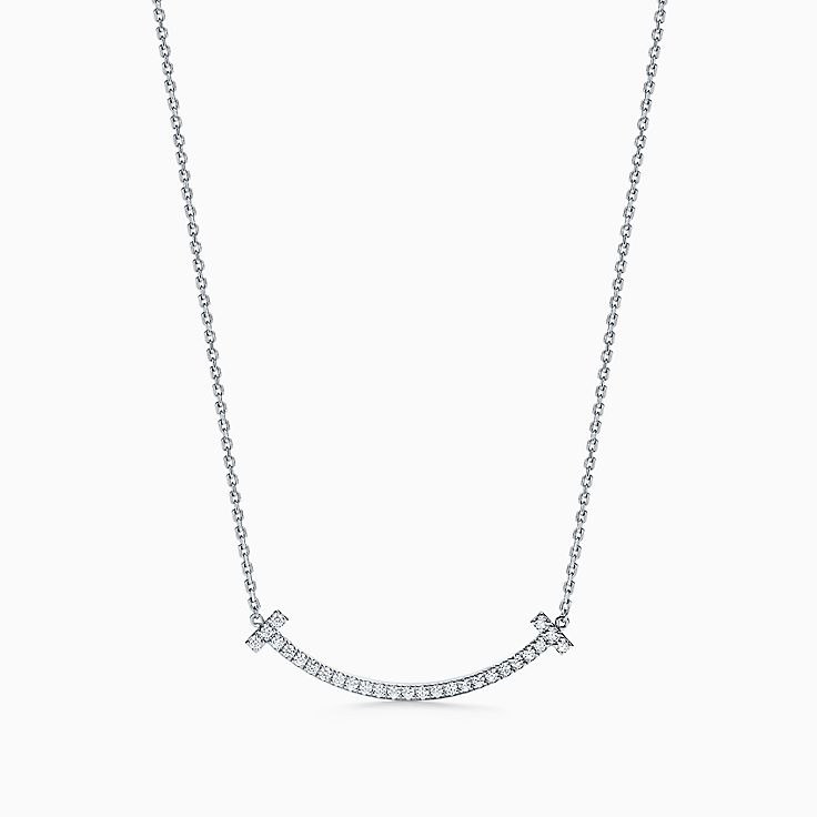 T Diamond Smile Pendant, by Tiffany & Co. – Jewels by Grace