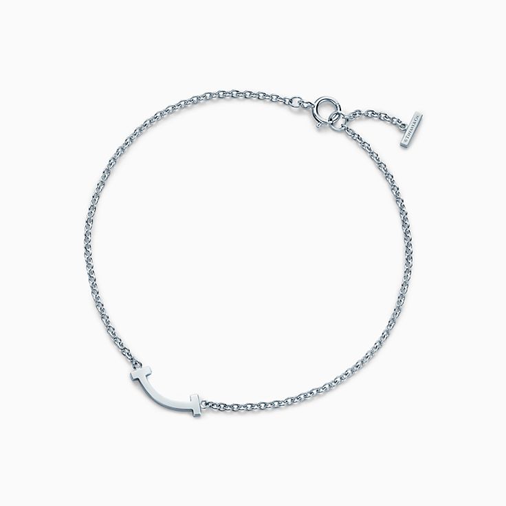 tiffany t smile bracelet sterling silver