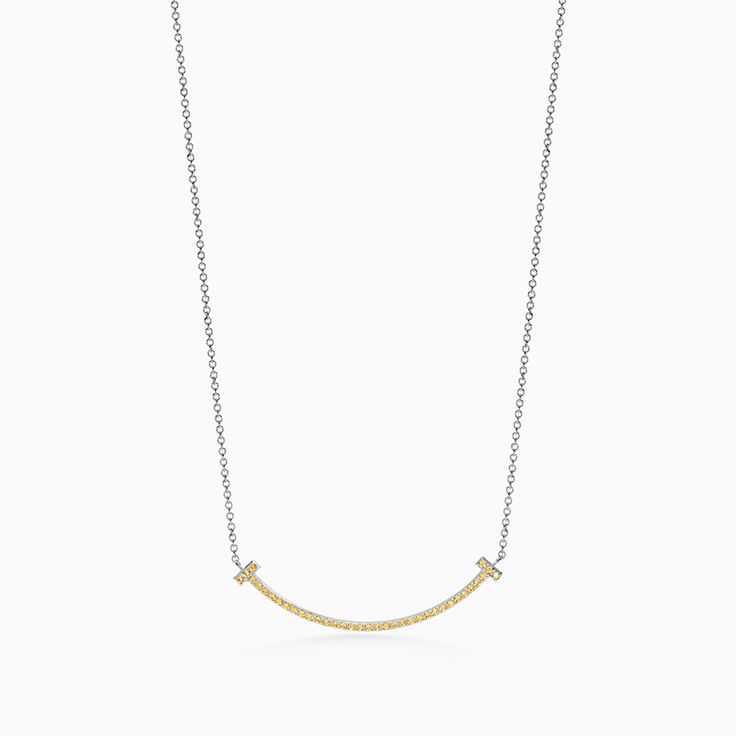 white gold short necklace