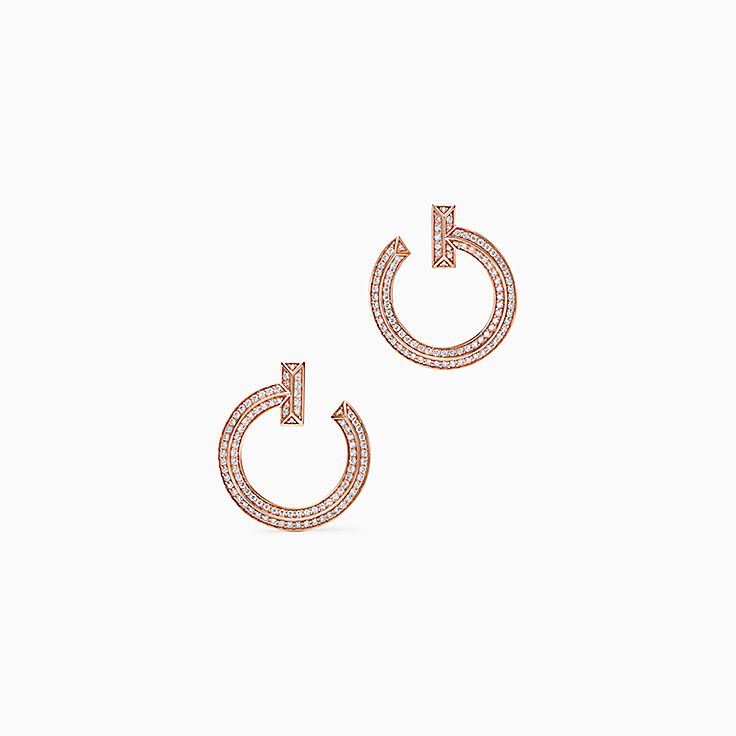 Tiffany T:T1 鏤空圈形耳環