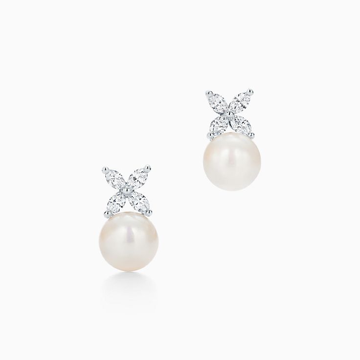 tiffany co pearl earrings