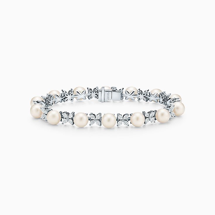 Platinum Diamond Bracelets | Tiffany & Co.