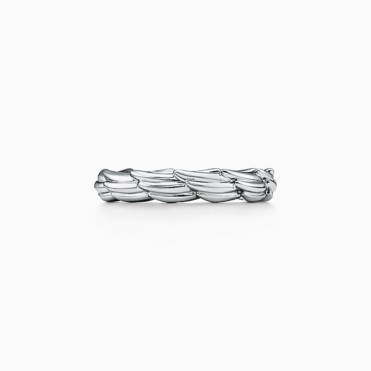 Tiffany 石上鳥系列:Wings 窄版戒指