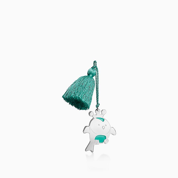 Tiny Tiffany:Adorno de bebé pájaro