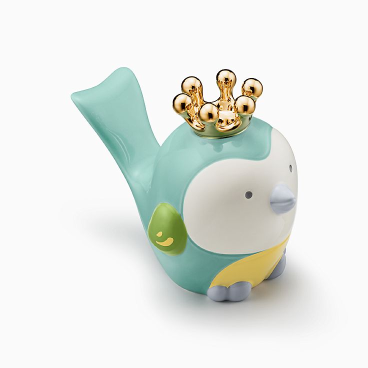 Tiny Tiffany:Alcancía de bebé pájaro