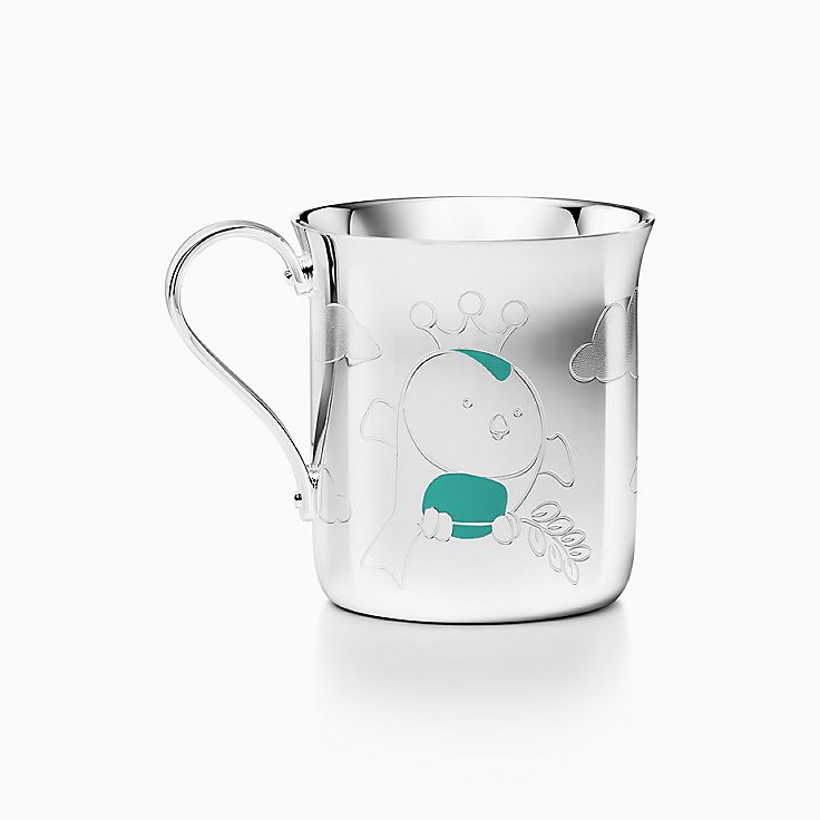 Tiny Tiffany:Taza de bebé pájaro