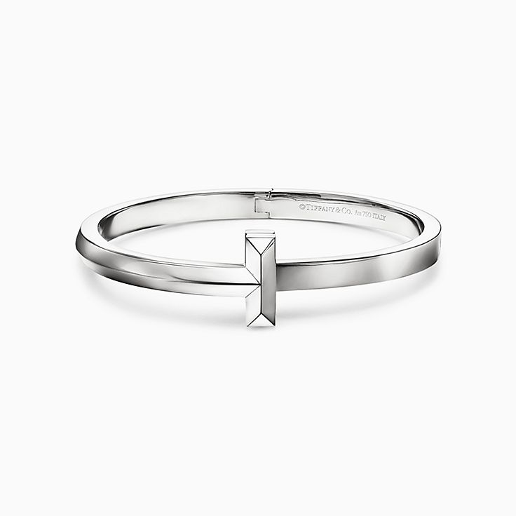 ティファニー T ペアブレスレット ホワイト ゴールド | Tiffany & Co 