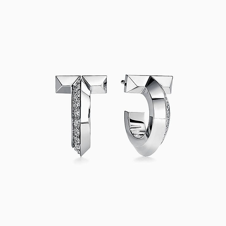 ホワイト ゴールド ダイヤモンド ピアス | Tiffany & Co.