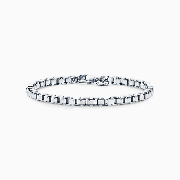 Bracelet Silver Nail with Zircon Diamond - White Leather – GT collection