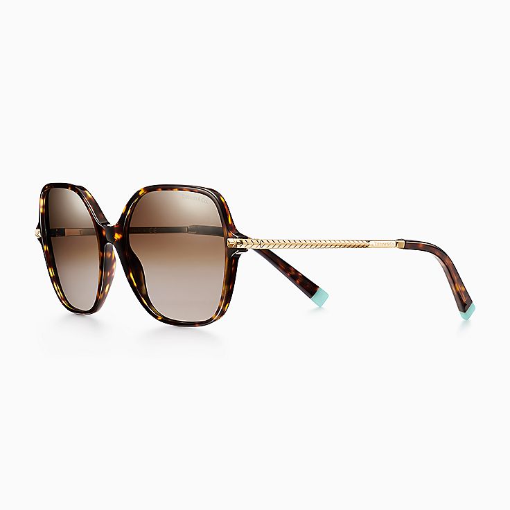 Wheat Leaf Sunglasses in Tortoise Acetate with Gradient Brown