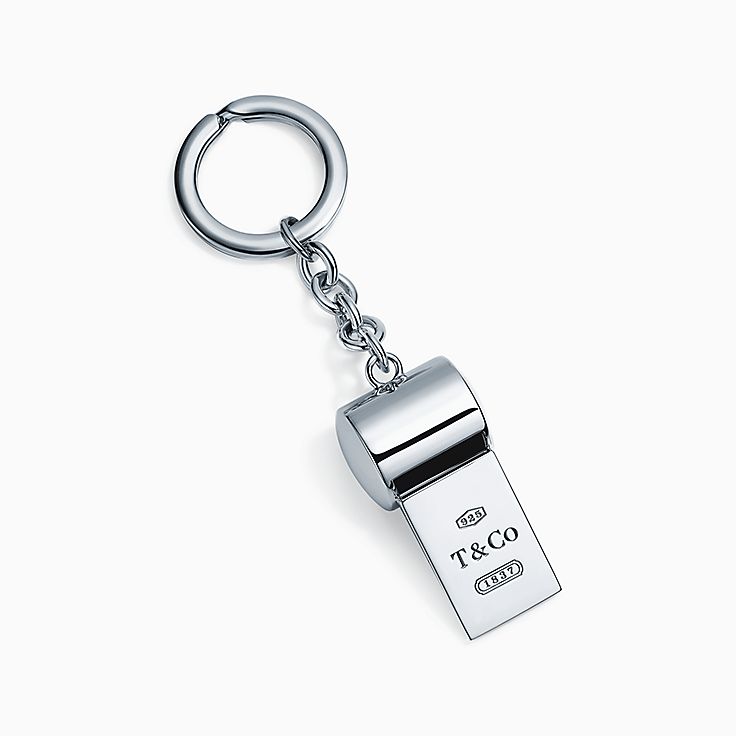 Tiffany 1837 Makers valet key ring in sterling silver and