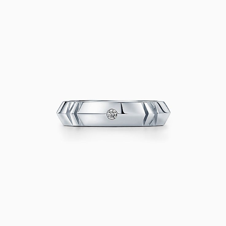 ティファニー アトラス メンズ リング ダイヤモンド | Tiffany & Co.