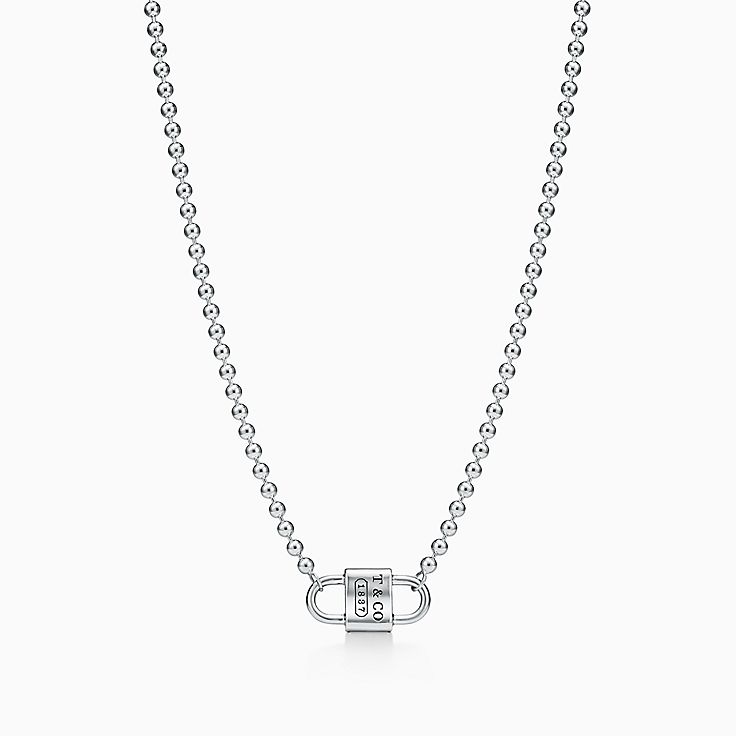 Tiffany & Co. ロック　ネックレス　シルバー　1837 変色あり Tiffany & Co. ロック ネックレス シルバー 1837 変色あり