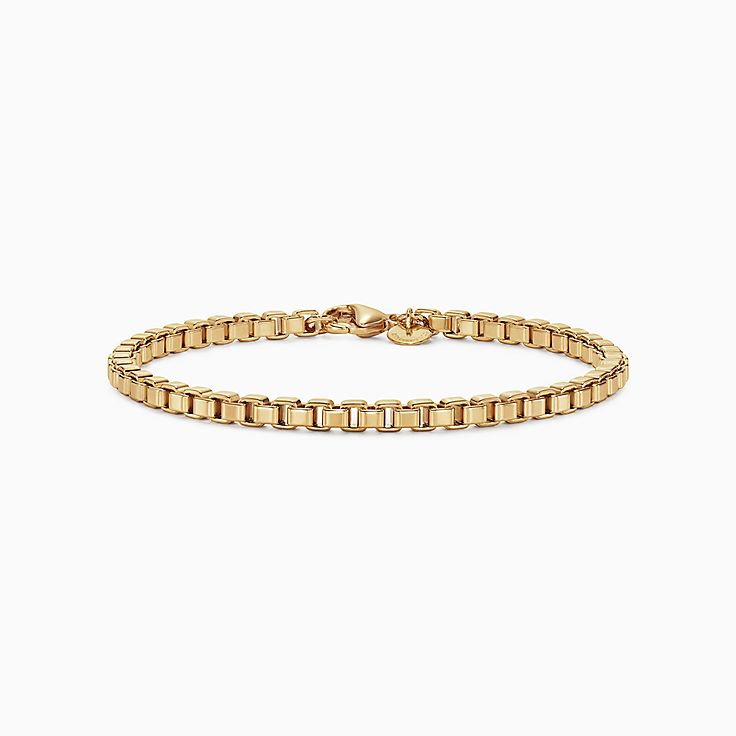 ベネチアン リンク ブレスレット（ミディアム）18K ゴールド | Tiffany 