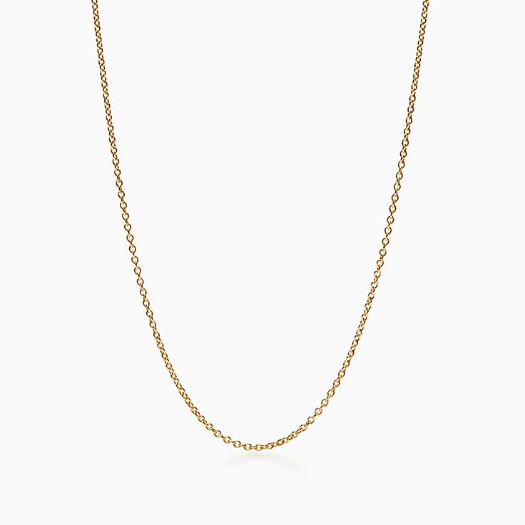 Shop 18k Gold Chain Necklace In 30 Length Tiffany Co